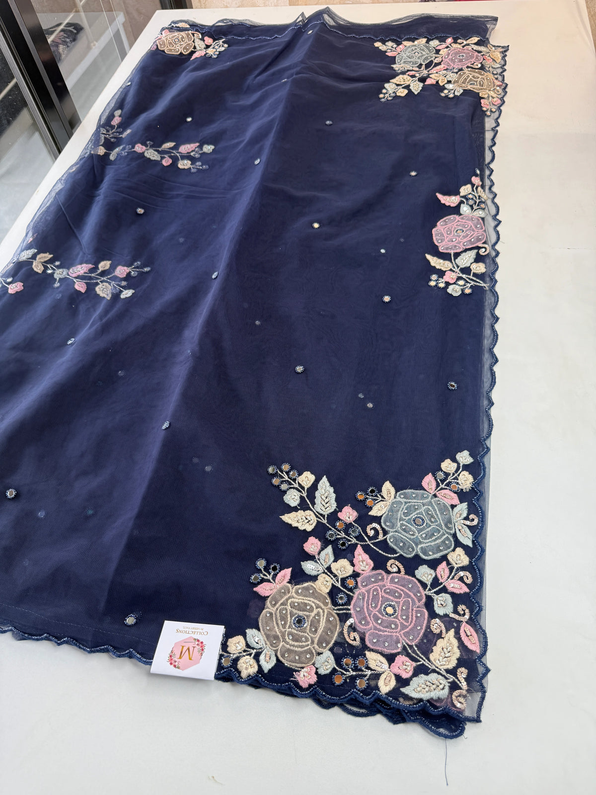 Net Designer Saree/ 007N