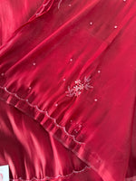 Tissue organza Saree/ HW319