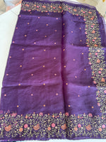 Crushed saree/ CW362