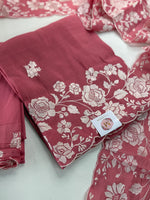 Soft Chanderi unstitched salwar set / NC159