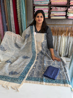 Tissue linen blend unstitched salwar / NC258