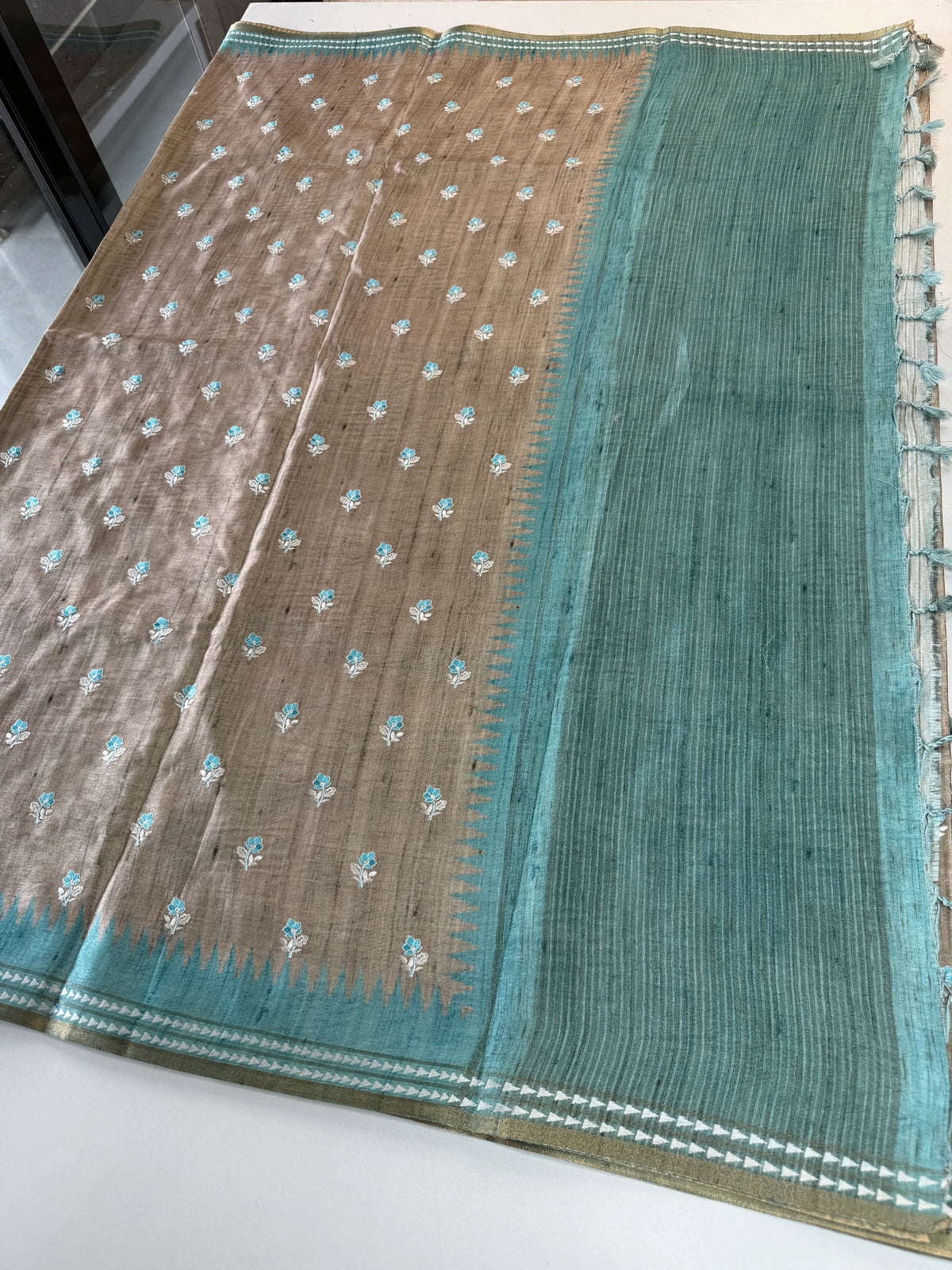 Soft Semi Tussar Saree/FG444