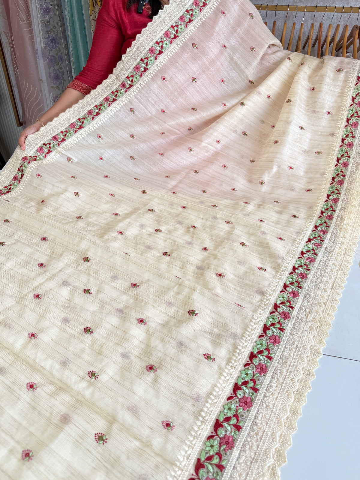 silky kotta saree B/ Akc27