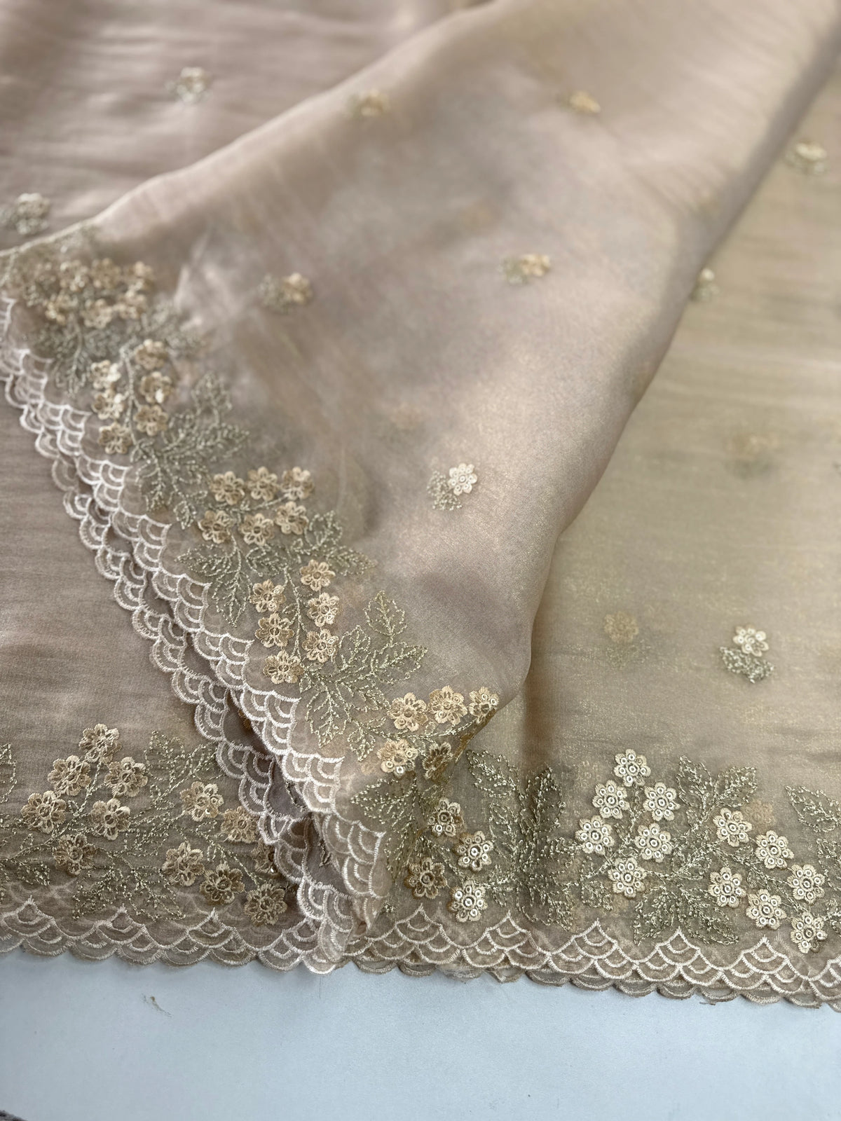Organza blended saree/ BL924