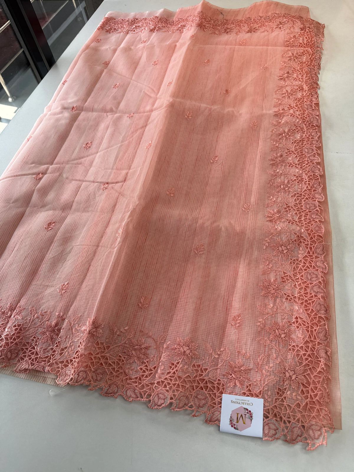 Net kotta Saree(leaf)/ 133EFS