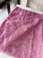 Glass Organza Appliqué work saree /MA278