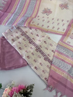 Linen cotton unstitched salwar set / NC302