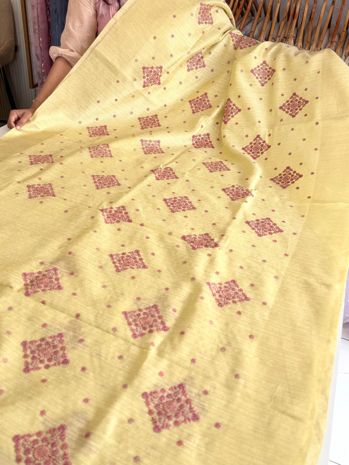 Semi jute saree/ DHB8