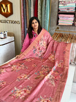 Flowy tissue saree / 229
