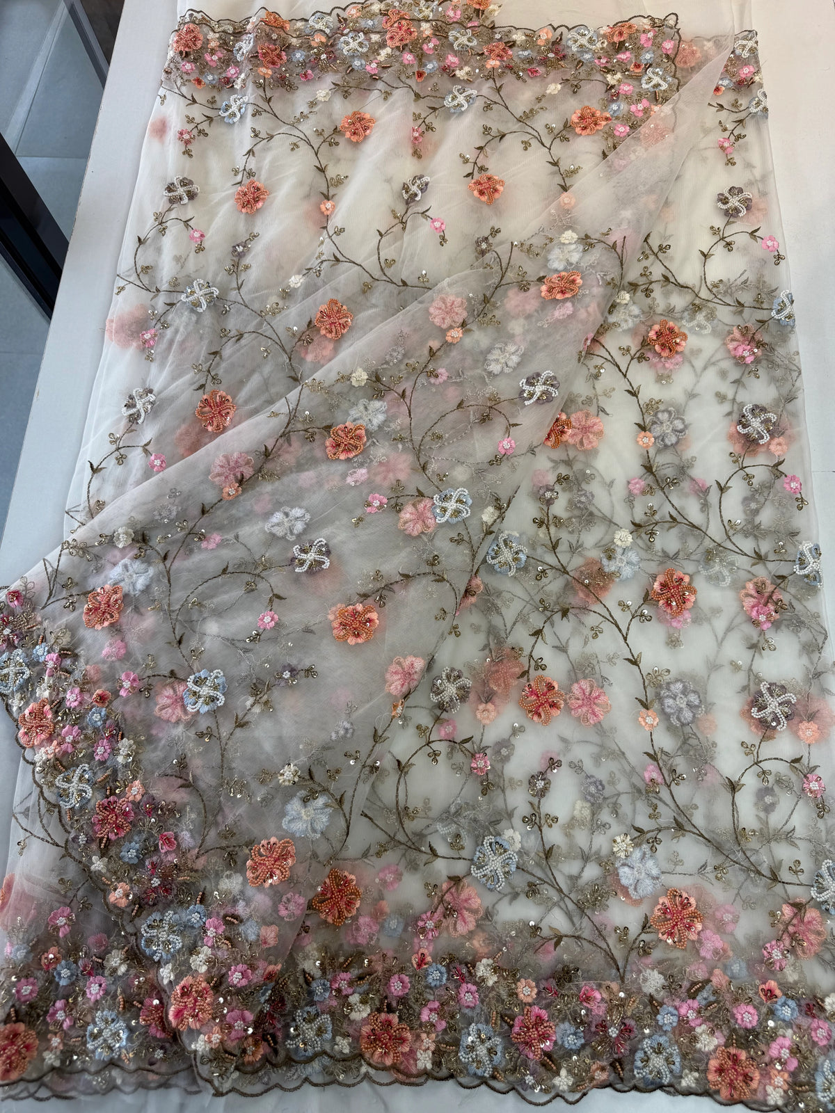 Net saree/ HL210