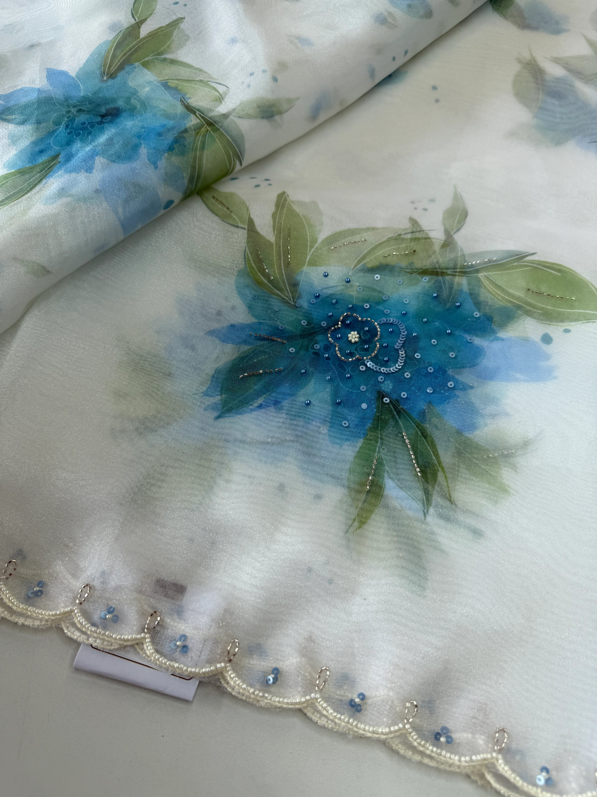 Glass organza Saree/5410