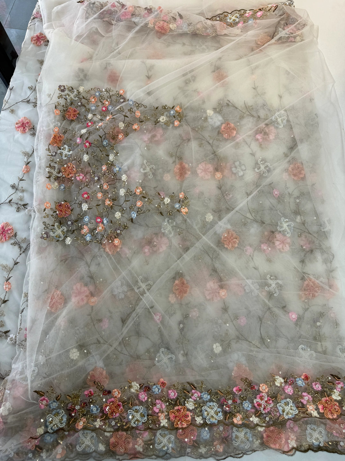 Net saree/ HL210
