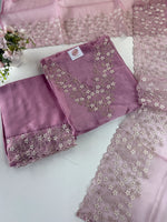 Organza Unstitched salwar set /U5504